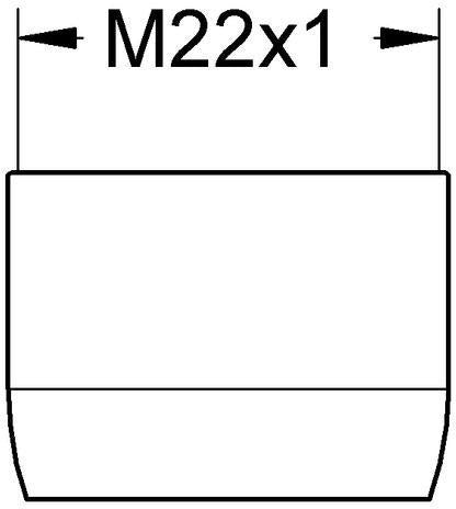 GROHE Mousseur 13967 Strahlregler mit Innengewinde M22 x 1 – Chrom