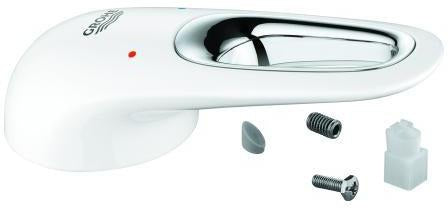 GROHE Hebel 46941 Chrom – Offener Metall-Hebelgriff für Zwei-Loch Waschtisch-Batterie