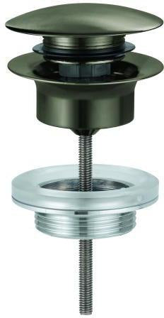 GROHE Ablaufgarnitur 65807 mit Klickverschluss – satin graphite, für Waschtische