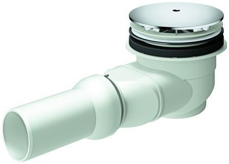 GROHE Ablaufgarnitur 49534 für Duschwanne – waagerechter Abgang, DN 50, chrom