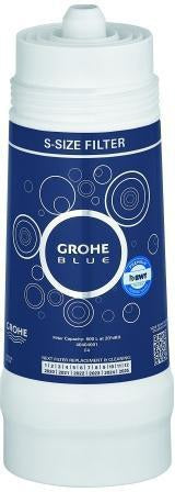GROHE Blue S-Size Austauschfilter von BWT – 600 l Kapazität, reduziert Kalk & Chlor
