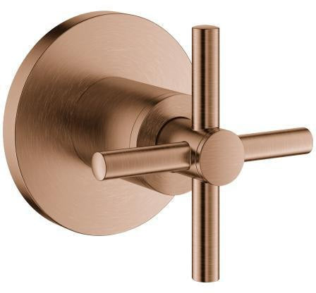 GROHE Unterputzventil-Oberbau Atrio Kreuz-Griff Chrom – Hochwertiger Aufbauteil mit Abdeckrosette