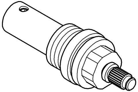 GROHE Oberteil 41024 für Eurotec/Egatec 1/2'' – Nicht keramische Ausführung