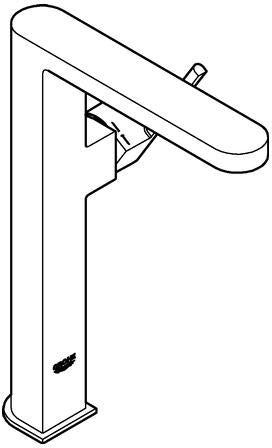 GROHE Plus Einhand-Waschtischbatterie XL-Size Chrom – SilkMove & EcoJoy