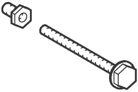 GROHE Umrüstsatz 43040 für Abdeckplatte Surf – Handbetätigter Urinalspüler Wandeinbau