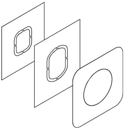 GROHE Dichtungsset 48263 – Trägermaterial für Wandabdichtung, passend für Rapido E, T und SmartBox