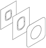 GROHE Dichtungsset 48263 – Trägermaterial für Wandabdichtung, passend für Rapido E, T und SmartBox
