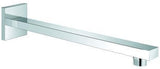 GROHE Brausearm Rainshower 27709 Ausladung 286 mm Chrom – Eckig, Metall, mit Rosette