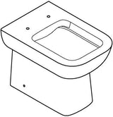 GROHE BauEdge Stand-Tiefspül-WC alpinweiß spülrandlos waagerechter Abgang