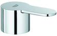 GROHE Griff 48067 Chrom – Ersatzgriff mit blauer Temperaturanzeige