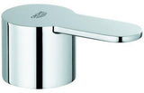 GROHE Griff 48067 Chrom – Ersatzgriff mit blauer Temperaturanzeige