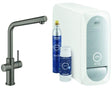 GROHE Blue Home Starter Kit L-Auslauf – gefiltertes, gekühltes und sprudelndes Wasser