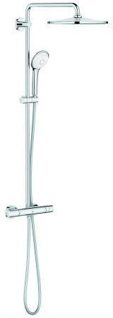 GROHE Euphoria System 310 Duschsystem mit Thermostatbatterie supersteel