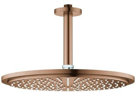 GROHE Rainshower Cosmopolitan 310 Kopfbrauseset mit Deckenauslass 142 mm, 1 Strahlart, Chrom