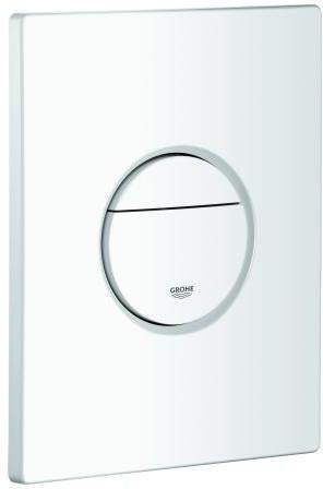 GROHE Abdeckplatte 42375 mit Drucktaste – Chrom, WC-Betätigung