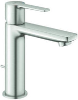GROHE Lineare Einhand-Waschtischbatterie S-Size mit Temperaturbegrenzer und SilkMove Technologie in Chrom
