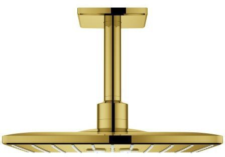 GROHE Rainshower SmartActive 310 Cube Kopfbrauseset mit Deckenauslass 142 mm – Chrom