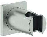 GROHE Rainshower Wandbrausehalter 27075 eckig hard graphite – nicht verstellbar, verdeckte Befestigung