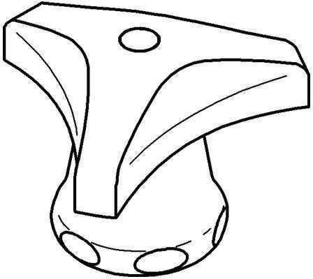 GROHE Griff 440197 für Eichelberg Classica-Standard – Markierung rot, chrom