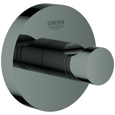 GROHE Essentials Bademantelhaken Metall chrom – verdeckte Wandmontage, 1 Haken