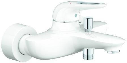 GROHE Eurostyle Einhand-Wannenbatterie 33591_3 Wandmontage moon white/chrom