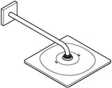 GROHE Rainshower 310 Mono Cube Kopfbrause-Set 422 mm – 1 Strahl, 7,5 l/min, Chrom