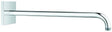 GROHE Rainshower Brausearm 422 mm Metall chrom eckige Rosette