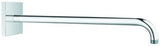 GROHE Rainshower Brausearm 422 mm Metall chrom eckige Rosette