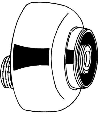 GROHE S-Anschluss 1/2" x 3/4" mit 7,5 mm Verstellbarkeit und Schubrosette in Chrom