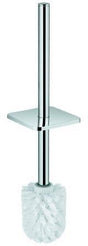 GROHE Selection Cube Ersatzbürste 40868 – WC-Bürste mit Stiel, verchromt, weiß
