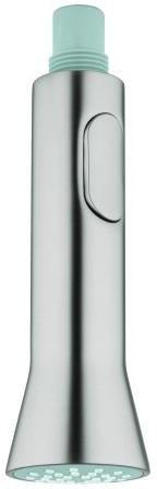 GROHE Spülbrause 64159 herausziehbar mit 2 Strahlarten in Chrom