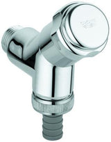 GROHE Waschmaschinen-Anschlussventil 41010 DN15 Schrägsitz mit Rückflussverhinderer – Chrom