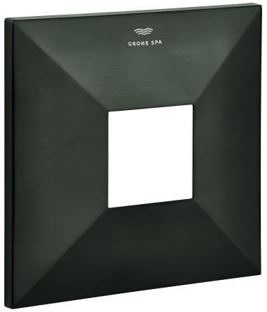 GROHE Rosette 48613 eckig für Einhandmischer-Fertigmontageset mit 2-Wege-Umstellung in Chrom