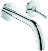 GROHE Atrio 2-Loch-Waschtischbatterie Wandmontage Fertigmontageset Ausladung 221 mm Chrom