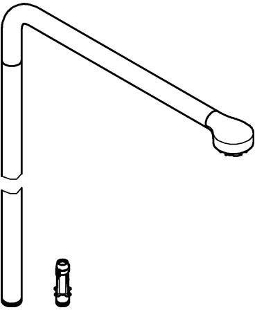 GROHE Brauserohr Euphoria SmartControl 48497 125 cm für 26507/26508 Chrom – Verlängerung
