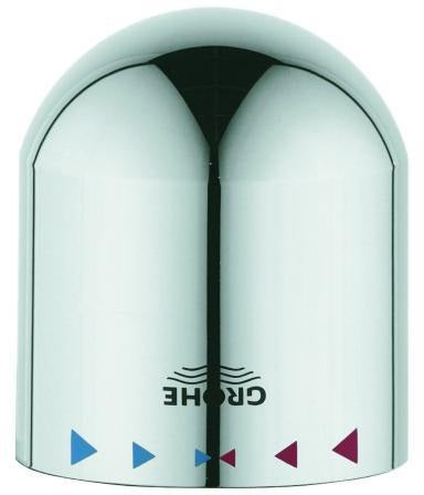 GROHE Kappe 46311 für Zedra Spültischbatterie – Chrom-Abdeckkappe
