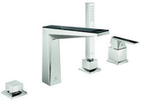 GROHE Allure Brilliant Private Collection 4-Loch-Wannenkombination mit Vanilla Noir Caesarstone Griff
