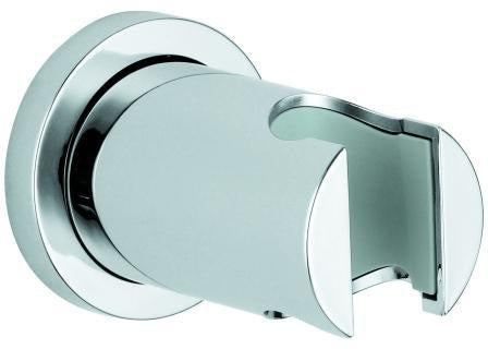 GROHE Rainshower Wandbrausehalter 27074 – Nicht verstellbar, runde Rosette, Chrom