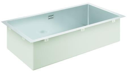 GROHE K700 Edelstahlspüle 1 Becken 864 x 464 mm – Unterbau & Aufliegend