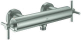 GROHE Atrio 2-Griff-Brausebatterie Wandmontage Kreuzgriffe Chrom – 26895