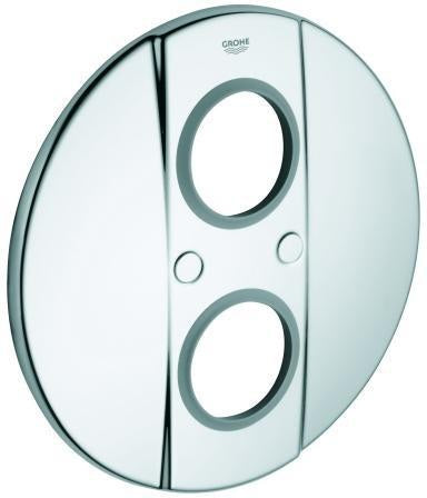 GROHE Rosette 47749 Chrom für Grohtherm 2000 Fertigmontageset – Hochwertige Armaturenrosette