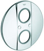 GROHE Rosette 47749 Chrom für Grohtherm 2000 Fertigmontageset – Hochwertige Armaturenrosette