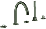 GROHE Atrio Private Collection 5-Loch-Wannenkombination – Chrom, mit Rainshower Aqua Stick Handbrause