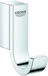 GROHE Selection Bademantelhaken Einfach Chrom – verdeckte Befestigung, Metall, 1 Haken