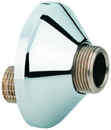 GROHE S-Anschluss 12075 mit Schalldämpfer – 1/2" x 3/4", 7,5 mm verstellbar, edelmatt