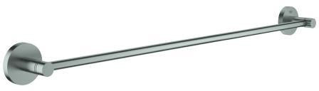 GROHE Essentials Badetuchhalter 600 mm Metall chrom – verdeckte Befestigung, zum Bohren oder Kleben