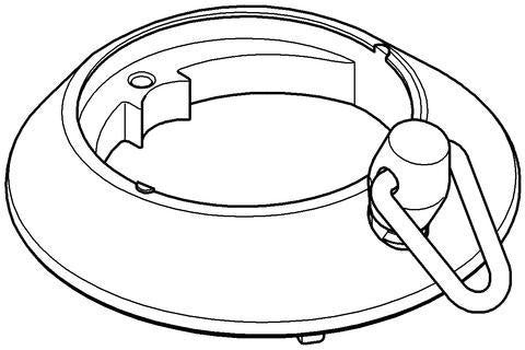 GROHE Rosette 48005 in Chrom – Passgenaue Abdeckung für Armaturen
