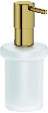 GROHE Essentials Seifenspender 40394_1 für Halter Essentials/-Cube, Glas satiniert, 160 ml