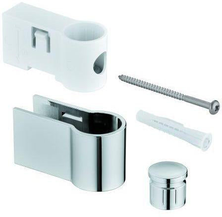 GROHE Brausestangenhalter 48607 für Tempesta Brausestangen – Chrom, LongLife Oberfläche