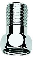 GROHE Gerader Anschluss Mutter 1" x 3/4" Außengewinde – Chrom, Messing, Long-Life Oberfläche